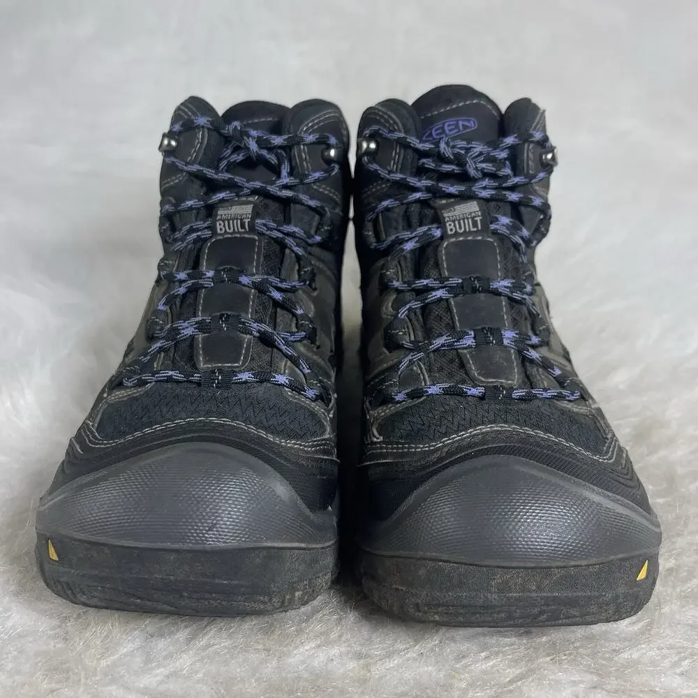 KEEN American Built Waterproof Hiking Boots Women’s US 9.5 W Black 1014901